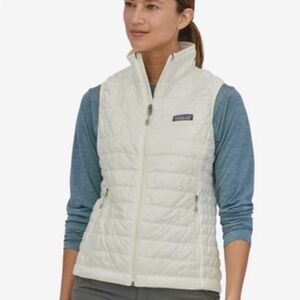 Patagonia Women's white Nano Puff Vest